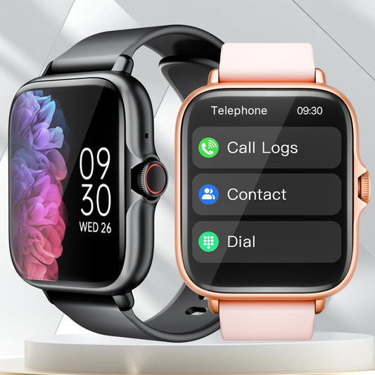 1.83" Waterproof Smart Watch – Calls, Sleep & Sports Tracker