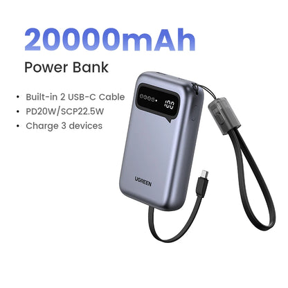 20000mAh PD 20W Fast Charge Power Bank