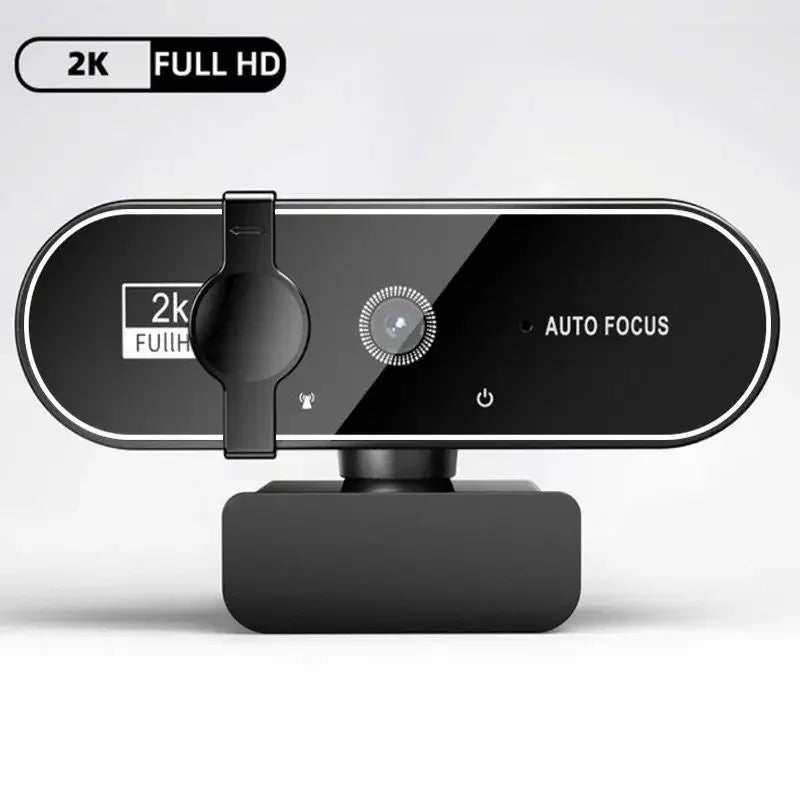 4K Webcam with Autofocus & Microphone for PC, Laptop & Streaming