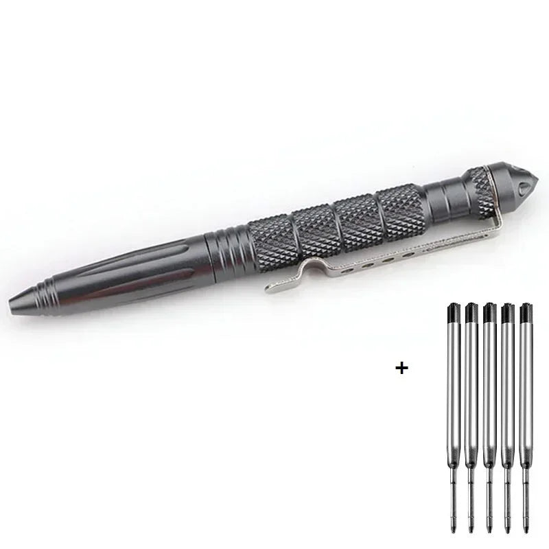 Multifunction Aluminum Alloy Emergency Tool Pen – Outdoor & Camping Utility