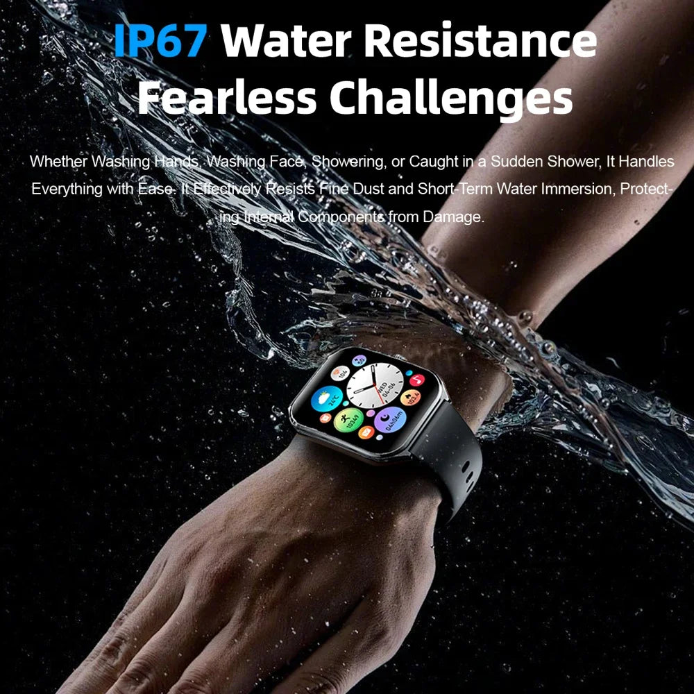 Ultra-Thin AMOLED Smart Watch – 1.96" HD Display & Bluetooth Calling