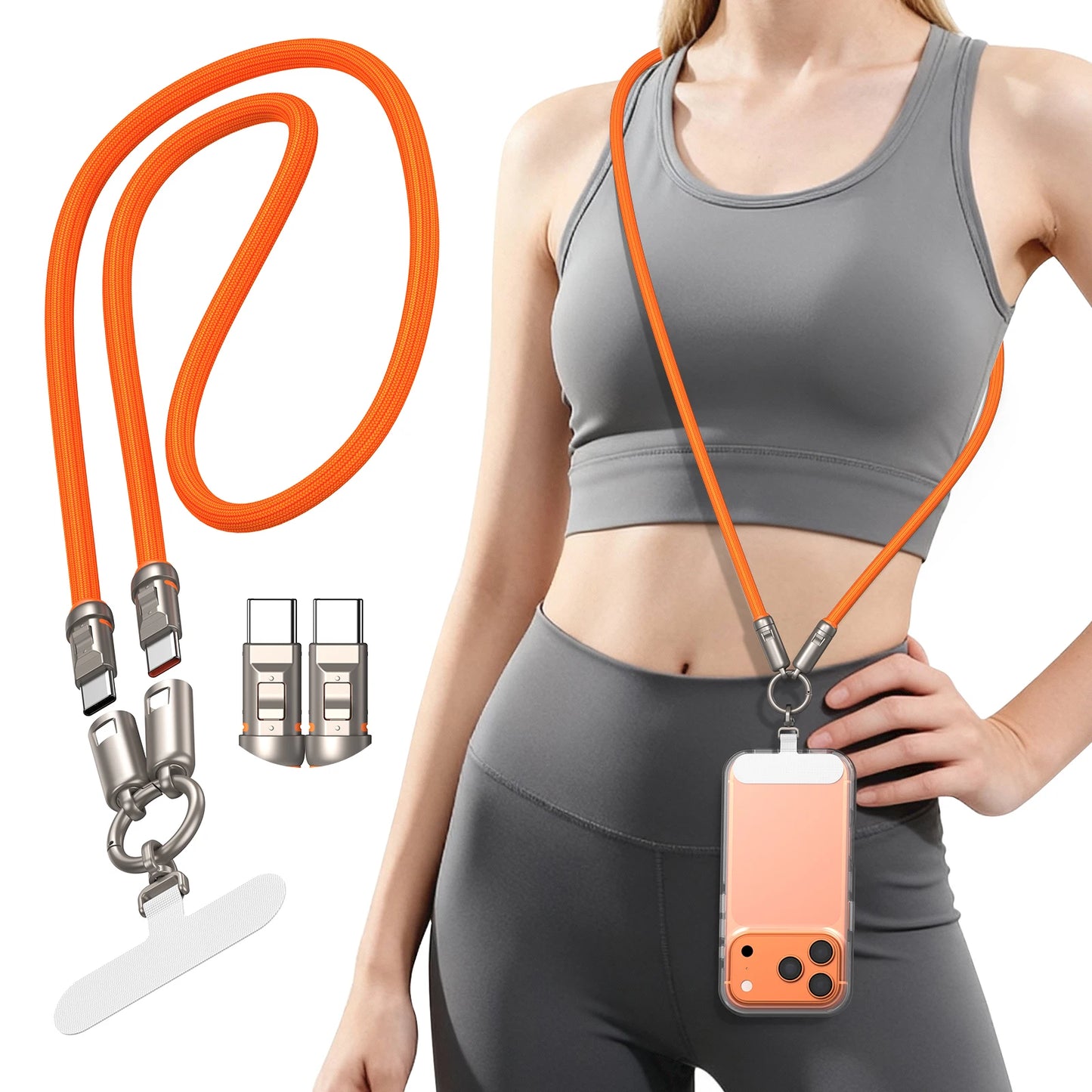 240W USB-C Lanyard Fast Charging Cable | PD 5A Quick Charge