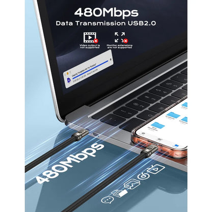 240W USB-C Lanyard Fast Charging Cable | PD 5A Quick Charge