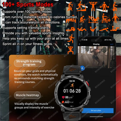 T-Rex 3 Ultra GPS Smart Watch for Men – Waterproof Sports Tracker