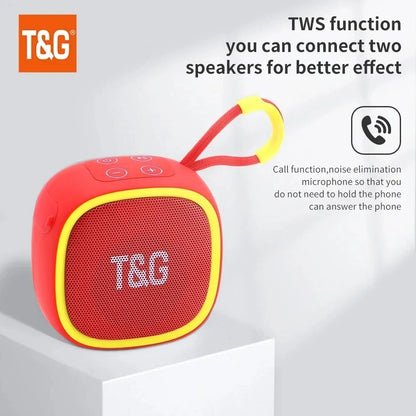 Portable Bluetooth Speaker FM Radio Waterproof Bass Speaker