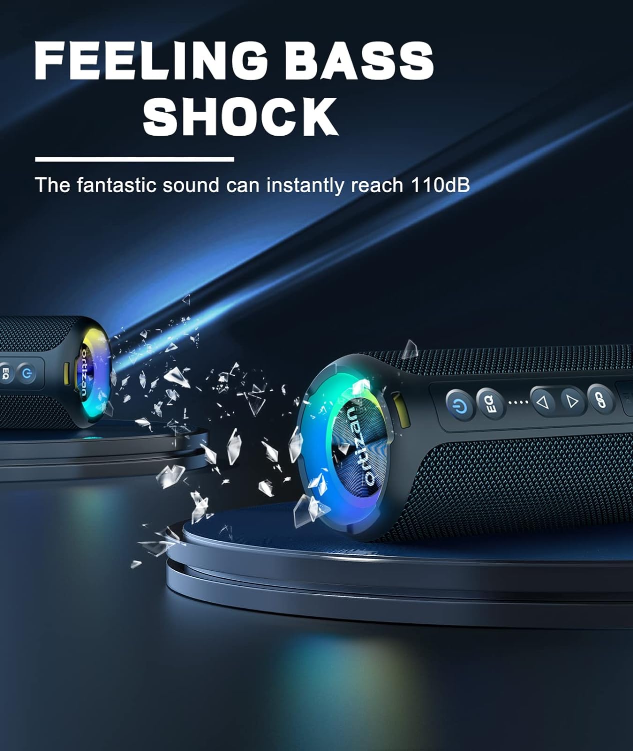 Ortizan 40W Bluetooth Wireless Speakers