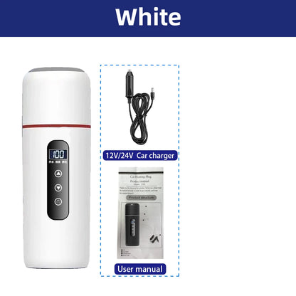 Electric Kettle 12V24V Portable Car Heating Cup 500ml