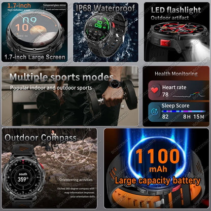 T-Rex 3 Ultra GPS Smart Watch for Men – Waterproof Sports Tracker