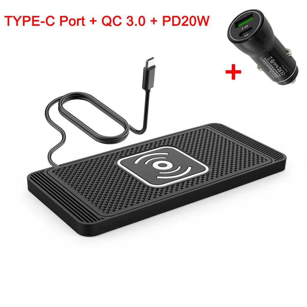 MagSafe Wireless Car Charger 15W Fast Charging Mount for iPhone 16/15/14/13/12 & Samsung S24/S23