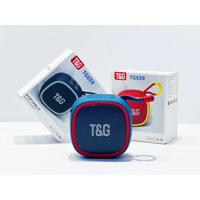 Portable Bluetooth Speaker FM Radio Waterproof Bass Speaker