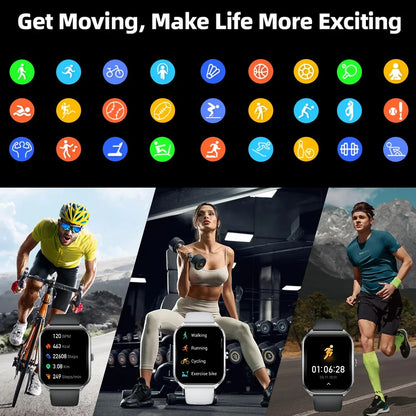 Ultra-Thin AMOLED Smart Watch – 1.96" HD Display & Bluetooth Calling