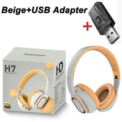Bluetooth TV Headphones with USB Adapter & Mic