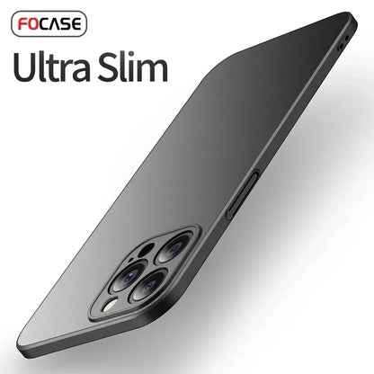 iPhone 17/16/15/14 Pro Max Slim Matte Shockproof Case Cover