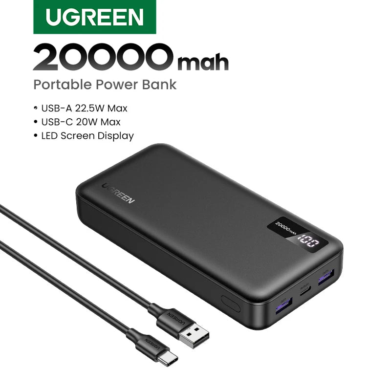 20000mAh PD 20W Fast Charge Power Bank