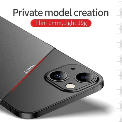 iPhone 17/16/15/14 Pro Max Slim Matte Shockproof Case Cover