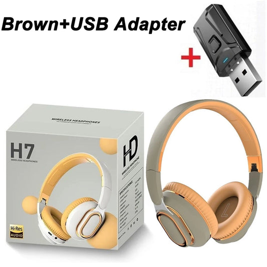 Bluetooth TV Headphones with USB Adapter & Mic