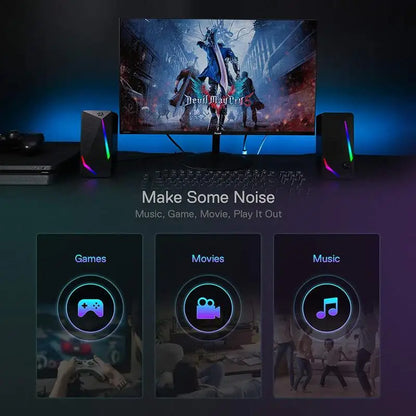 Redragon GS510 Waltz RGB Gaming Speakers