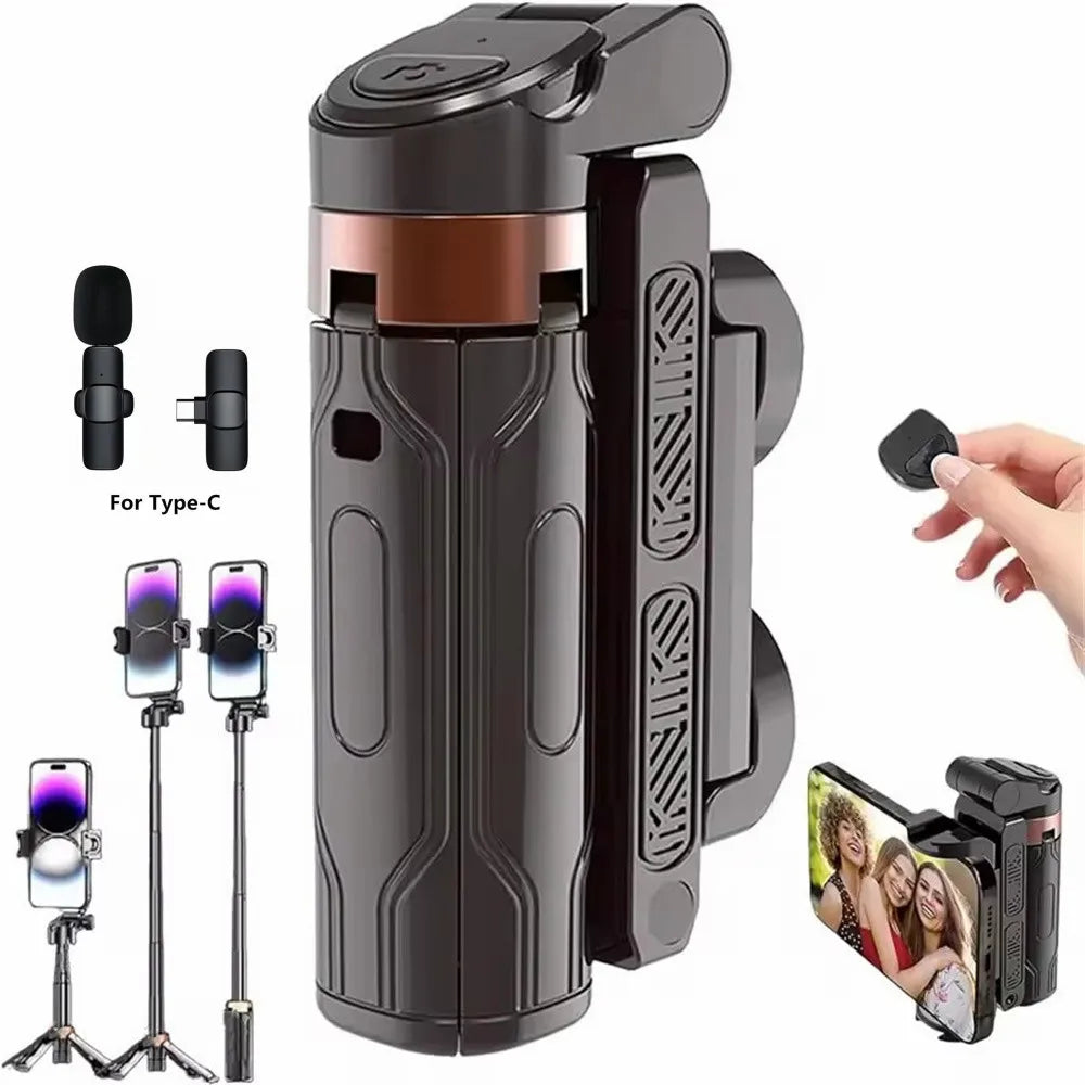 Bluetooth Selfie Stick Tripod with Phone Holder & Remote