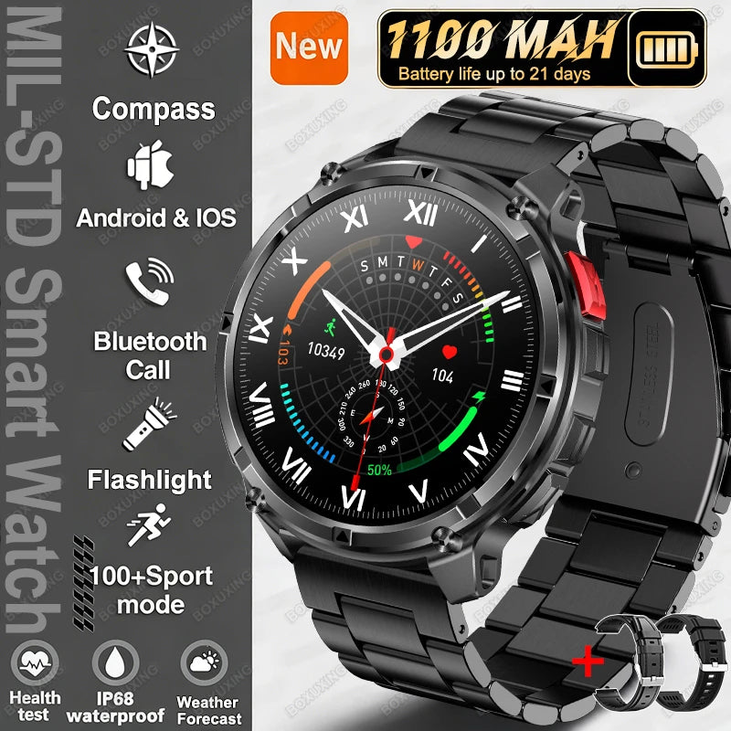 T-Rex 3 Ultra GPS Smart Watch for Men – Waterproof Sports Tracker