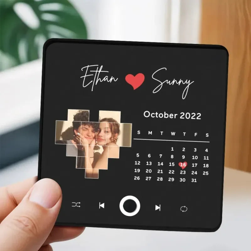 Customized Photo Music Fridge Magnet | Personalized Gift