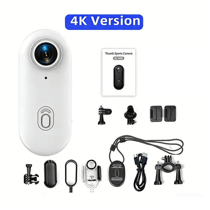 4K HD Mini WiFi Action Camera for Motorcycle, Bike & Body POV Recording