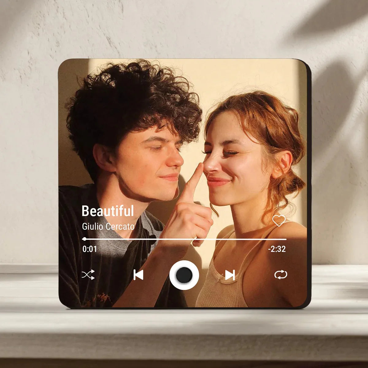 Customized Photo Music Fridge Magnet | Personalized Gift