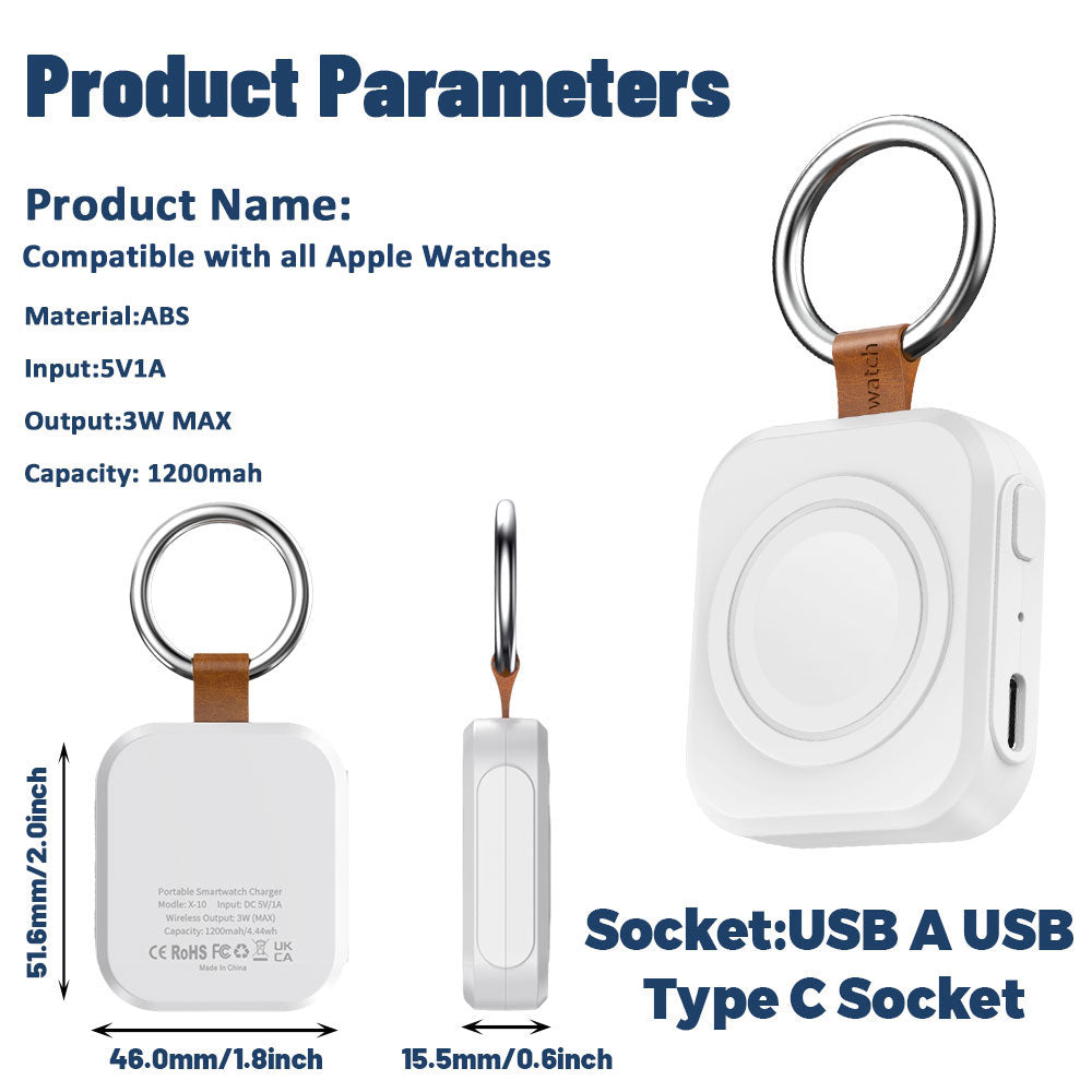 Portable Magnetic Apple Watch Charger
