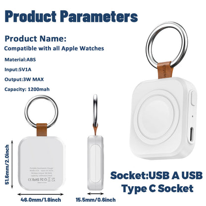 Portable Magnetic Apple Watch Charger