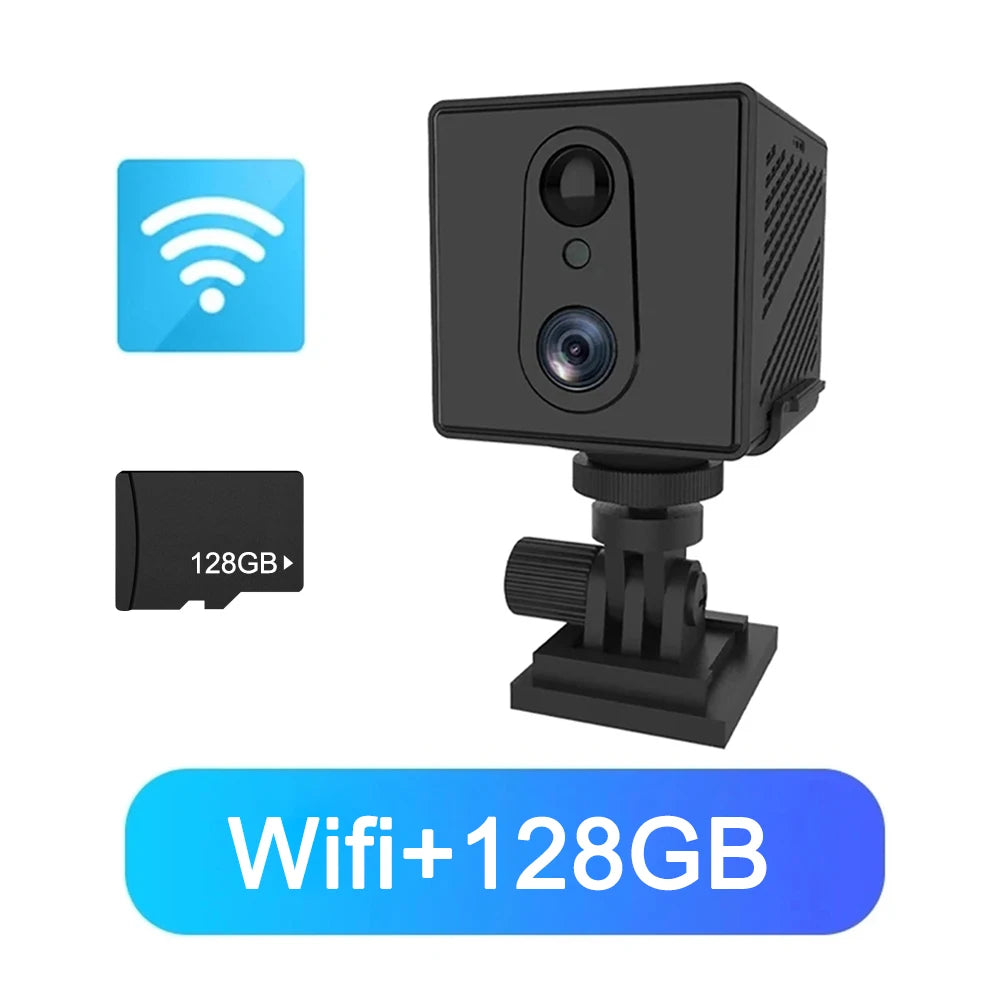 5MP 4G SIM Mini Camera with Night Vision & 3000mAh Battery