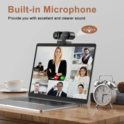 4K USB Webcam with Auto Focus & Mic