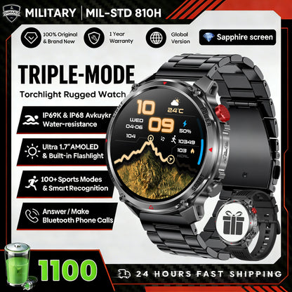 T-Rex 3 Ultra GPS Smart Watch for Men – Waterproof Sports Tracker
