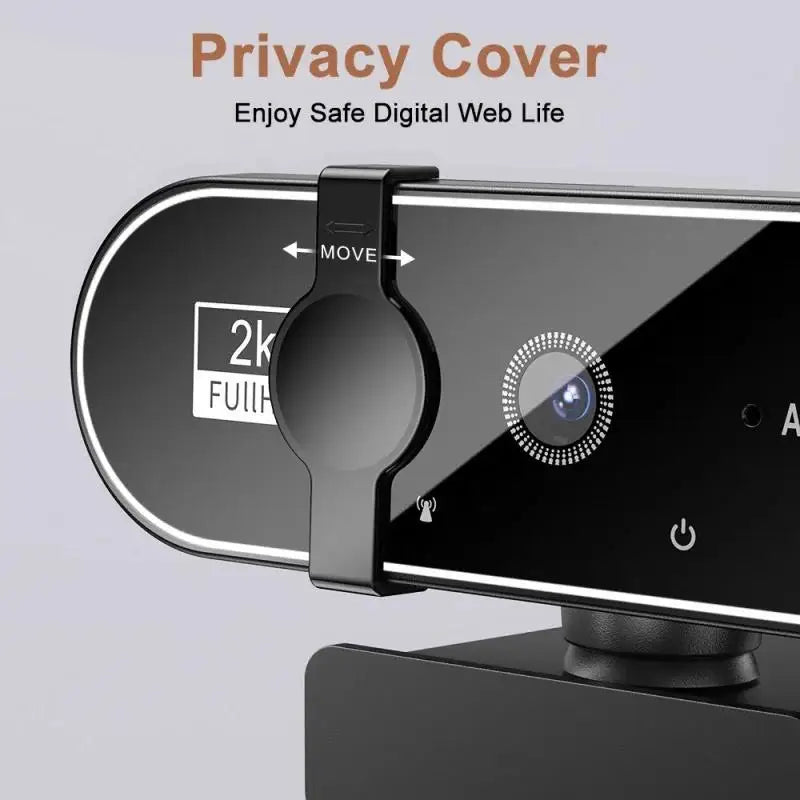 4K Webcam with Autofocus & Microphone for PC, Laptop & Streaming