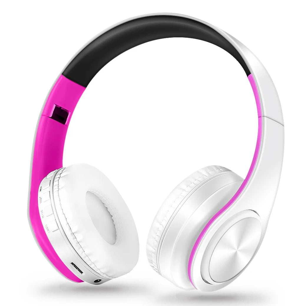 Wireless Bluetooth Headphones with Mic – Stereo Gaming Headset