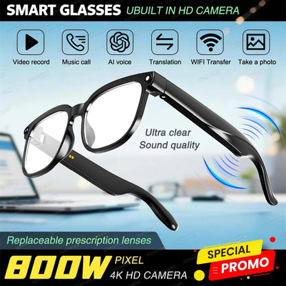 Smart AI Glasses – 1080P HD, ChatGPT & Bluetooth Sunglasses
