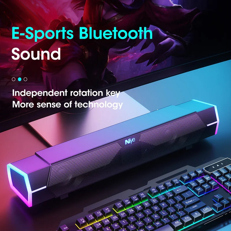 4D Bluetooth Gaming Soundbar Speaker