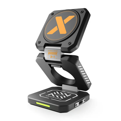 3-in-1 Foldable Wireless Charging Station for iPhone, Apple Watch & AirPods