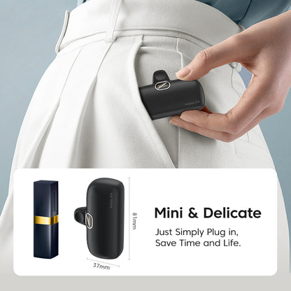 KUULAA 5000mAh Mini Power Bank – Fast Charging Portable Charger