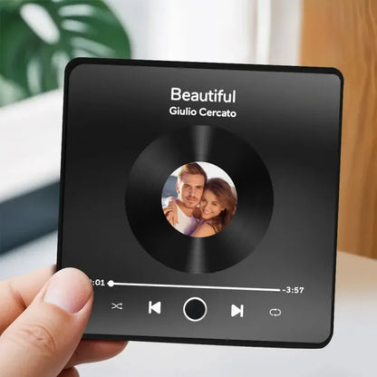 Customized Photo Music Fridge Magnet | Personalized Gift