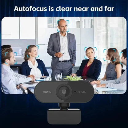 4K USB Webcam with Auto Focus & Mic