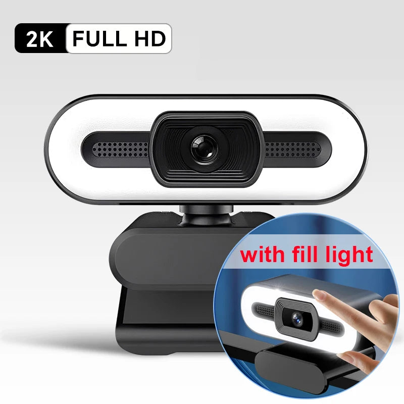 4K Webcam with Autofocus & Microphone for PC, Laptop & Streaming