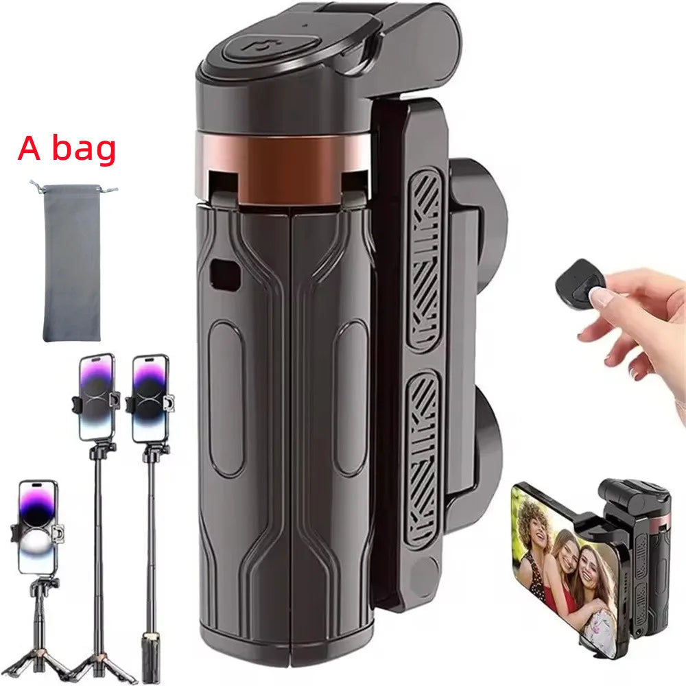 Bluetooth Selfie Stick Tripod with Phone Holder & Remote