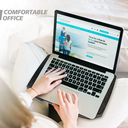 Coolcold Laptop Cooling Pad with 5 Fans & Phone Holder
