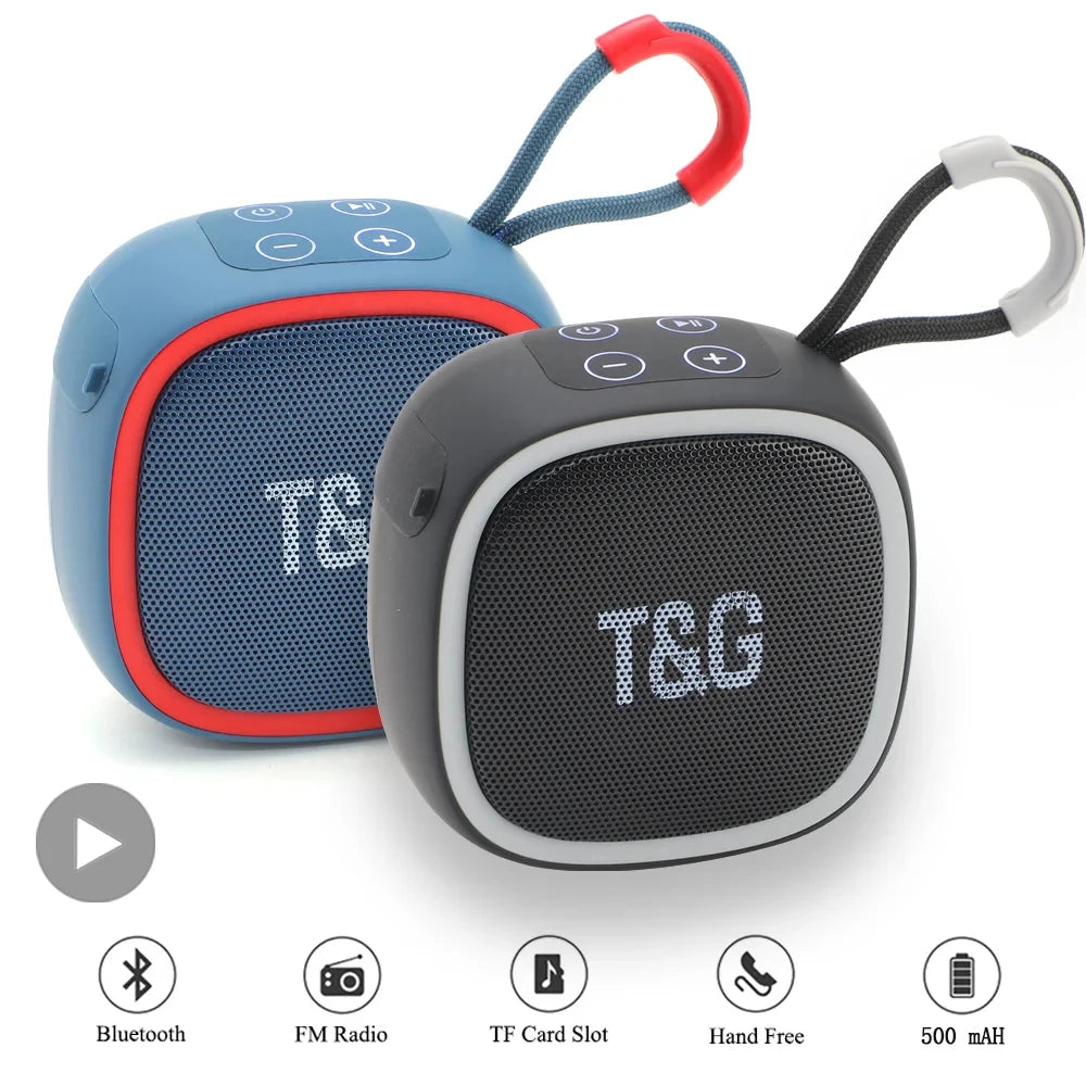 Portable Bluetooth Speaker FM Radio Waterproof Bass Speaker