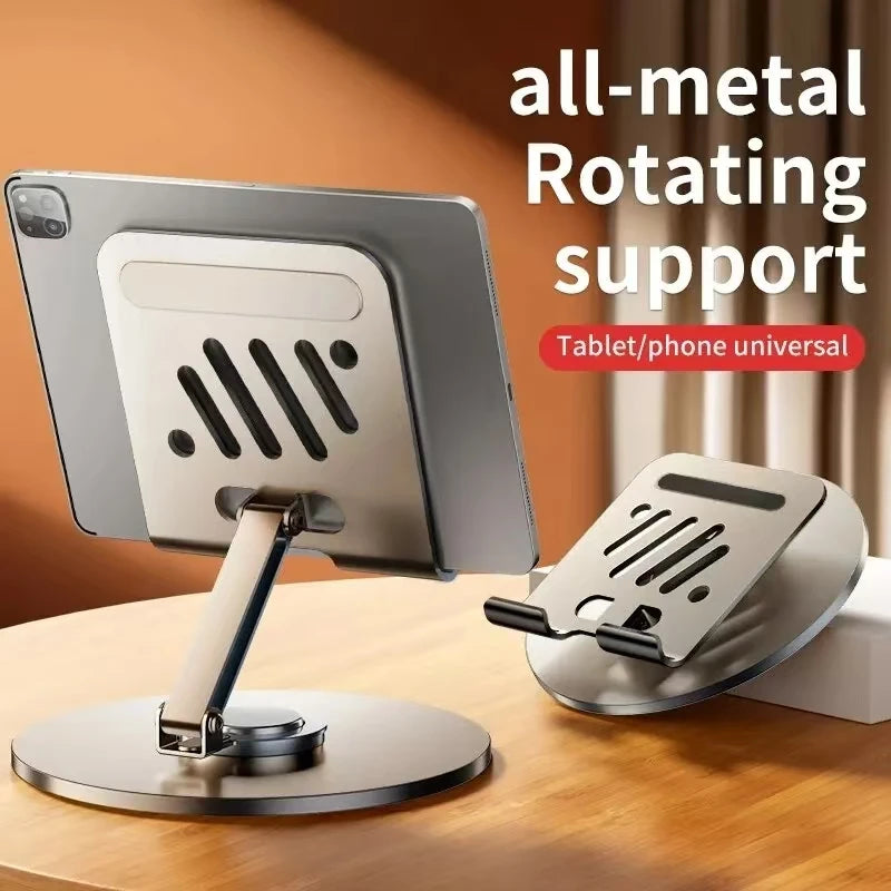 Foldable Adjustable Aluminum Tablet & Phone Holder Stand