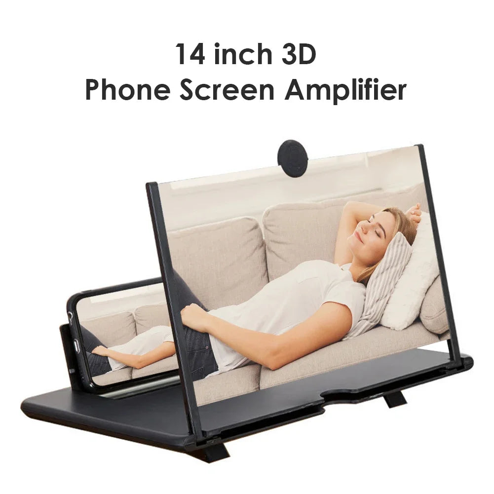 14" 3D HD Foldable Phone Screen Magnifier