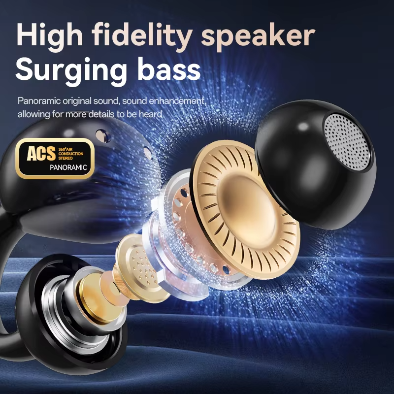 AI Translation Bluetooth Earbuds – 144 Languages Touchscreen TWS Headset