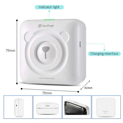 Portable Mini Pocket Thermal Bluetooth Printer
